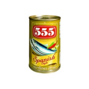 555 Spanish Styles Sardines in Soya Oil