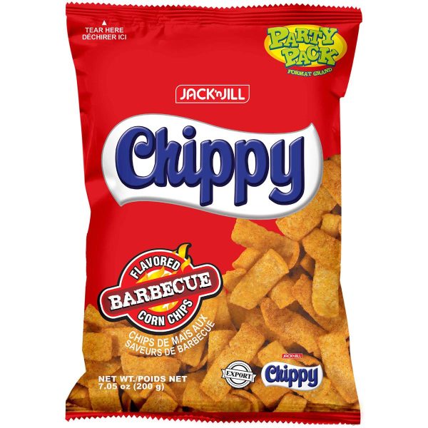 JnJ Chippy BBQ Corn Chips 18x200g