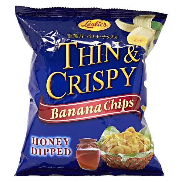 Leslie's Banana Chips 25x160g