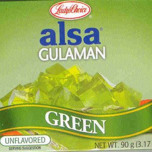 Lady's Choice Alsa Gulaman Green 24x90g