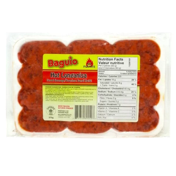 Baguio Hot Longanisa