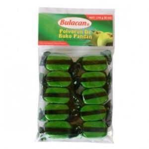 Bulacan Polvoron Buko Pandan 50x170g