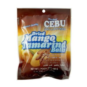 Cebu Dried Mango Tamarind Ball 30x100g