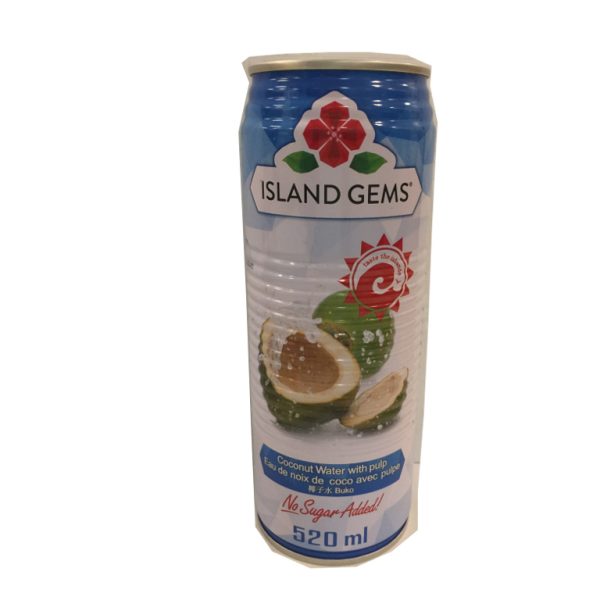 Island Gems Coconut Pulp 24x520ml