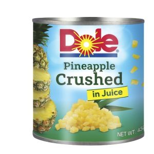 Dole Pineapple Crushed Syrup 24x432g