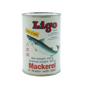 Ligo Mackarel Water Salt  24x425g