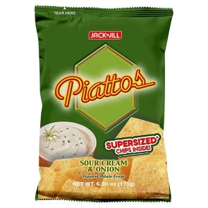 JnJ Piattos Sour Cream Party 18x170g