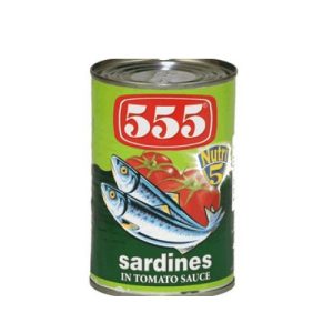 555 Sardines Tomato Sauce 50x155g