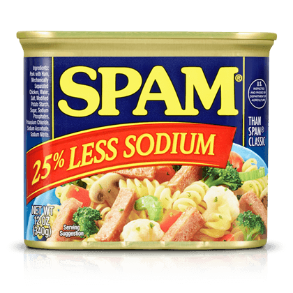Spam Luncheon 25%LessSodm
